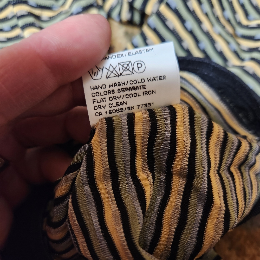 Cosabella Black and White Striped Bodysuit - Picture 7 of 14